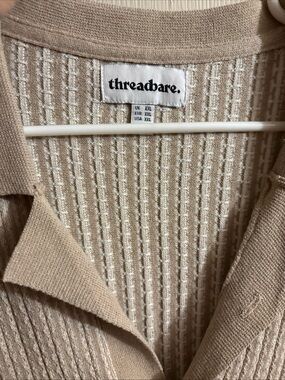 Threadbare Men's Polo Shirt in Beige